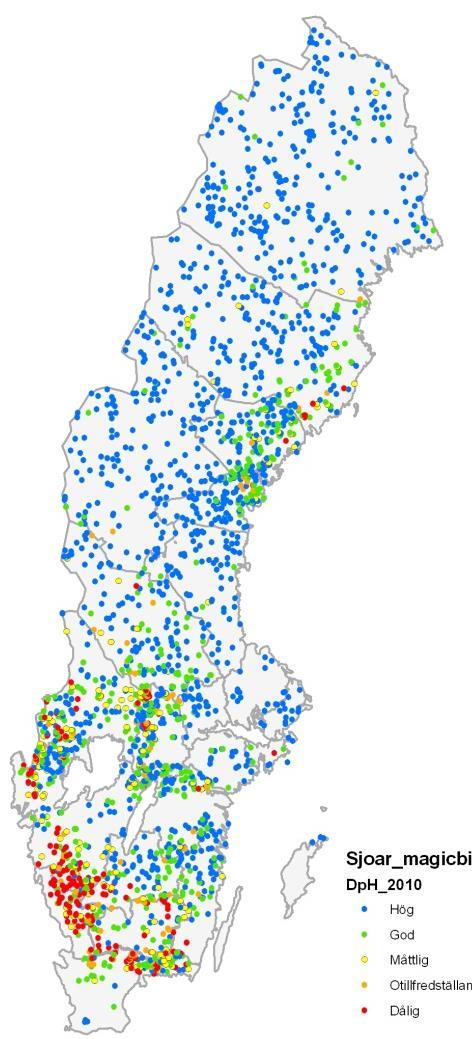 Så fungerar matchningen X-koor Y-koor Area ph Sulfat Klorid Kalcium Magnesium TOC Avrinning Magnesium Avrinning