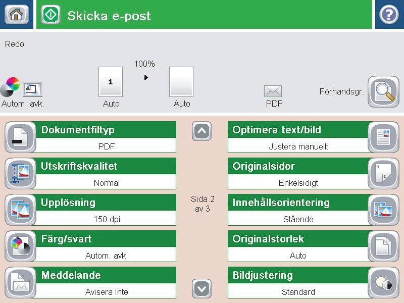 8. Tryck på Starta för att starta sändningen. OBS!