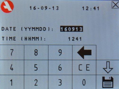 CONFIGURATION From the configuration menu, you can access: - Changing the language of the monitoring unit. - Set date and/or time. - Change password (4-digit pin code).