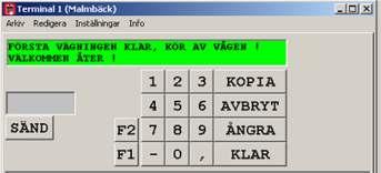 7. Artikel information! Tryck Klar.