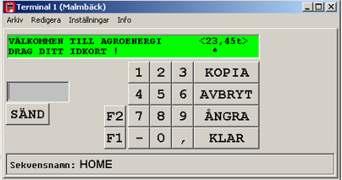 3. Ange sändningsnummer(transport order). Avsluta med Klar. 4.