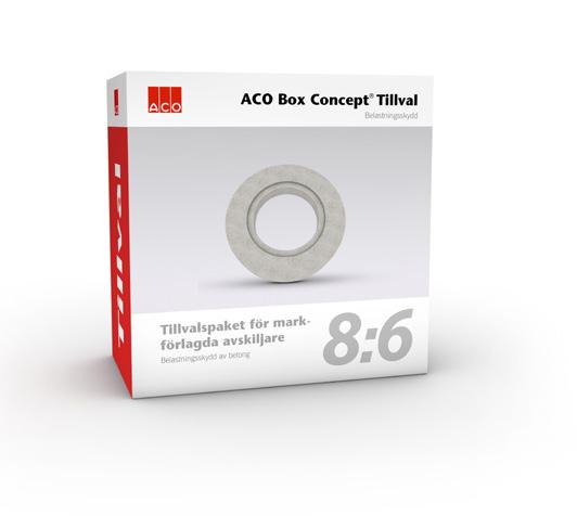 :6 ACO Box Concept Tillval Tillvalspaket för markförlagda avskiljare Belastningsskydd ACO PREFAB Belastningsskydd 15/-D (se anvisning för aktuell avskiljare/ pumpstation) Belastningsskydd till