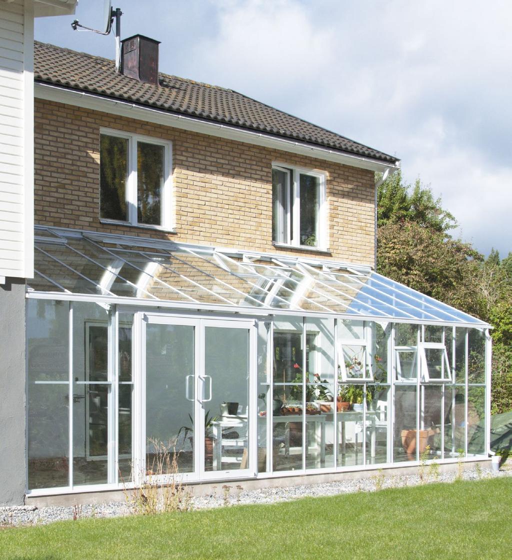 The Traditional Lean-to Orangery, 8,7 x 2,5 m,