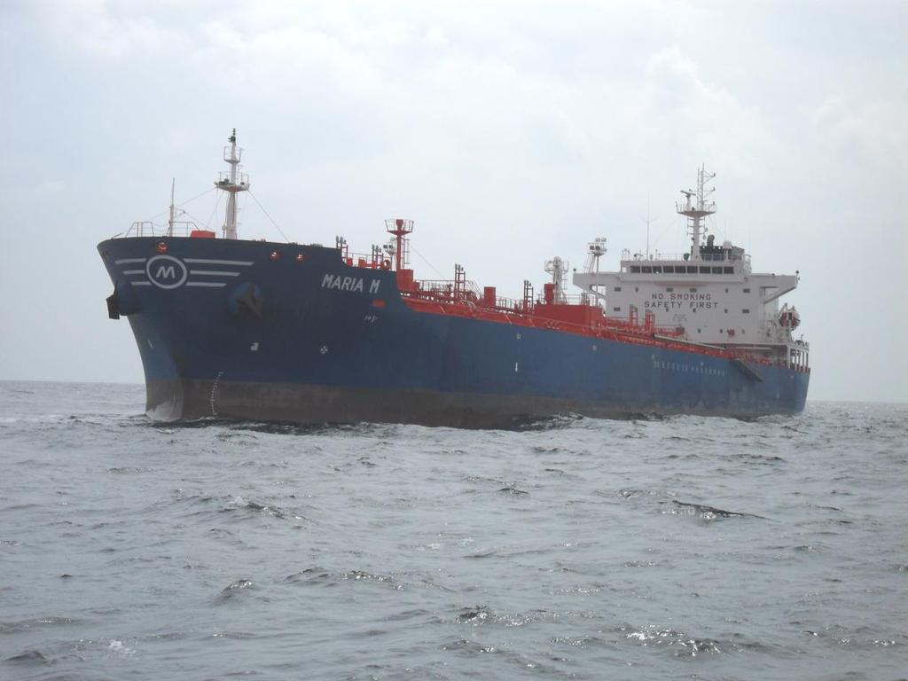 sss RAPPORT Kemikalietankfartyget MARIA M - IMO-nr 9301885 - IBSK -