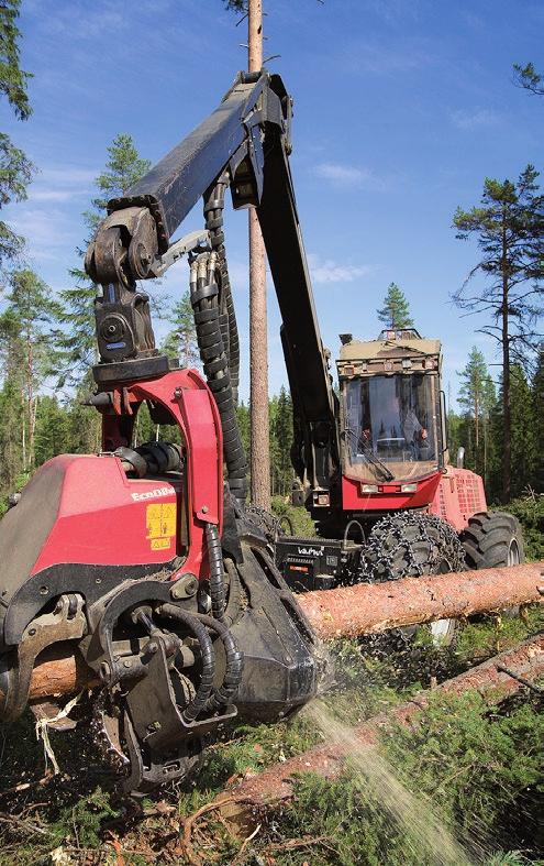 APTERINGSANVISNINGAR Ta reda på mätnings- och leveransbestämmelser och tillred virket instruktionsenligt. Granska träden före fällning. Observera givna kapställen och kvalitetsgränser.