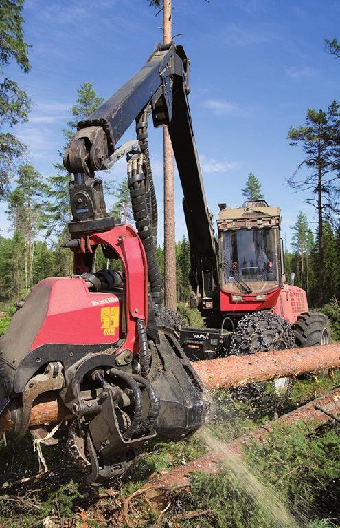 APTERINGSANVISNINGAR Ta reda på mätnings- och leveransbestämmelser och tillred virket instruktionsenligt. Granska träden före fällning. Observera givna kapställen och kvalitetsgränser.