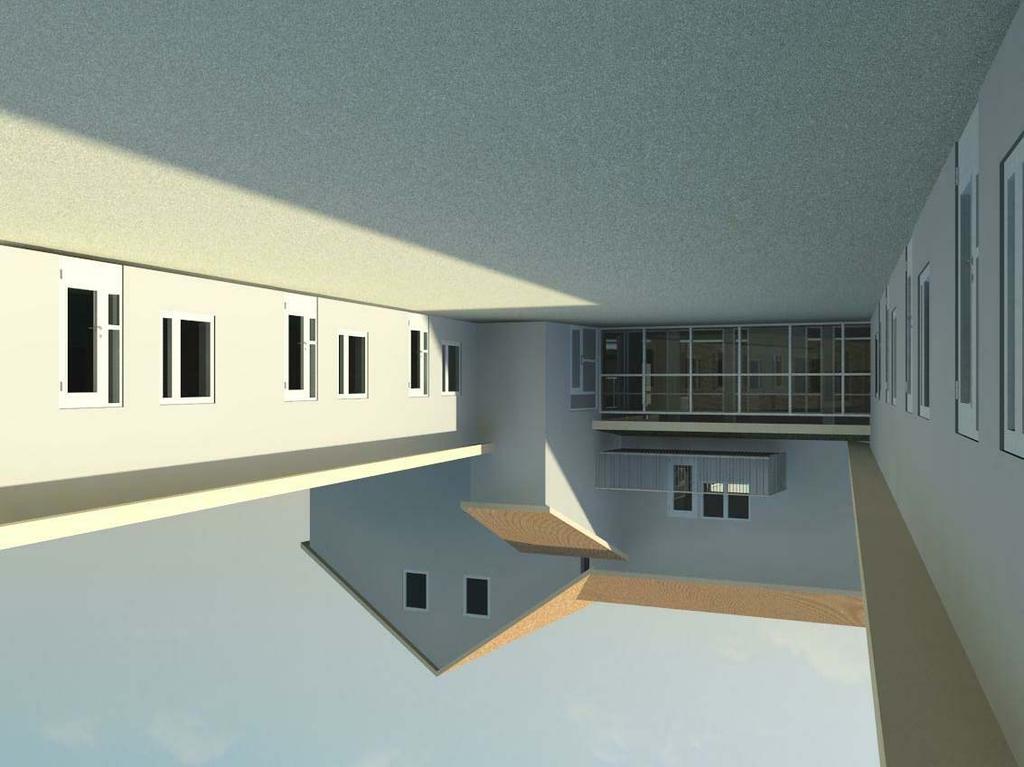 Fiskebäck äldreboende Lysekil 3D-vyer över byggnaden Översiktsvy över