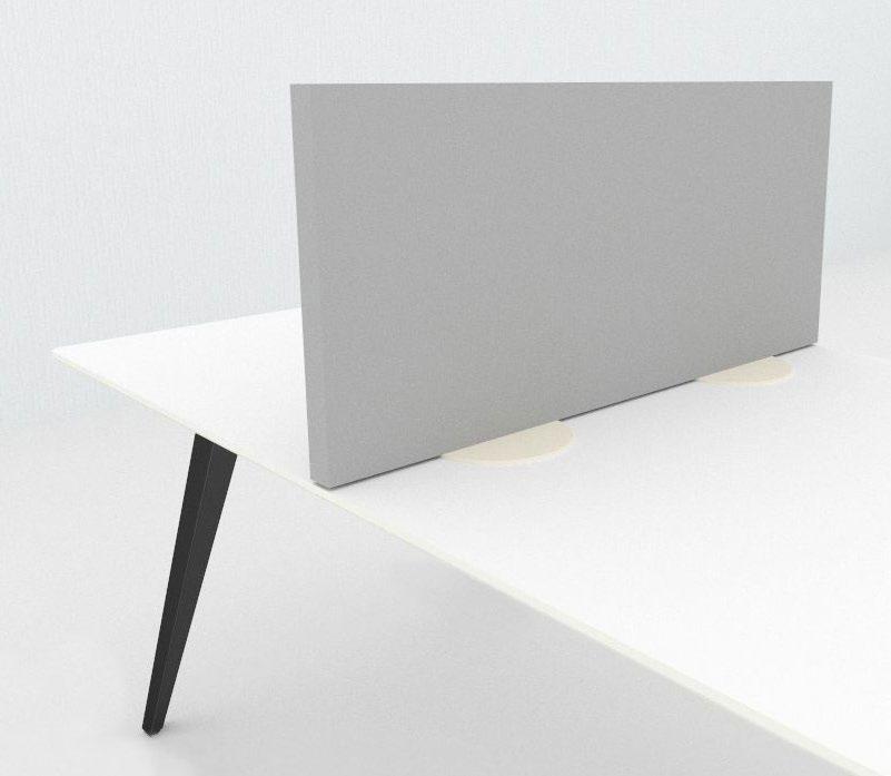 Dezibel Flex bordsskärm Framtagen med fokus på flexibilitet och skapa fler användningsområden för stora bord. Dezibel Flex bordsskärm djup 40 mm Cara, Hush Twist, Lucia art.nr. bredd x höjd Prisgr.