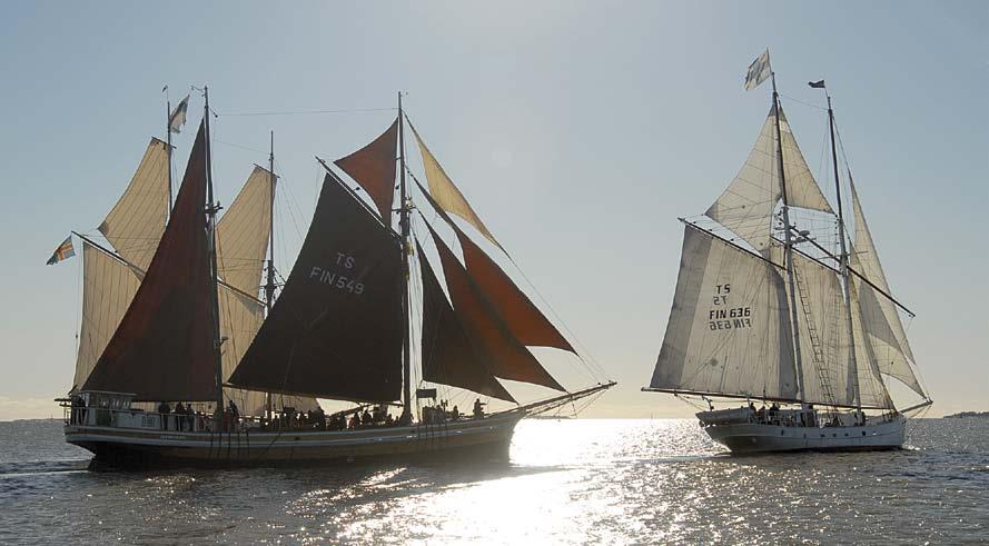 The Tall Ships Races 17 20 juli 2013 för med sig till Helsingfors flera hundra segelfartyg och tusentals ungdomar från hela världen. Tävlingen är det största publikevenemanget år 2013.