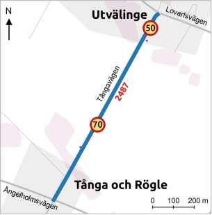 Tånga-Utvälinge Berörda kommuner: Helsingborg stad Objektsid för kartreferens: 34 Öppet för trafik: Mellan 2027 och 2029 Ungefärlig kostnad: 4 miljoner kronor varav kommunen står för hälften.