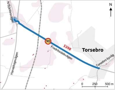 Bjärlöv-Torsebro Berörda kommuner: Kristianstad kommun Objektsid för kartreferens: 63 Öppet för trafik: Mellan 2024 och 2026 Ungefärlig kostnad: 7 miljoner kronor varav kommunen står för hälften.