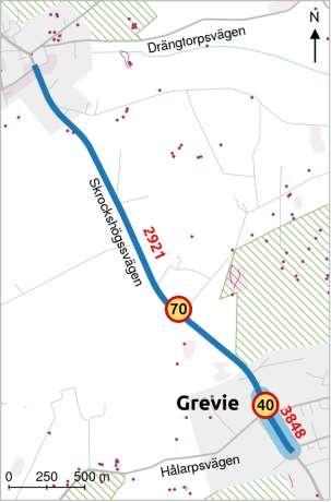 Grevie-Västra Karup Berörda kommuner: Båstads kommun Objektsid för kartreferens: 18 Öppet för trafik: Mellan 2027 och 2029 Ungefärlig kostnad: 12 miljoner kronor varav kommunen står för hälften.