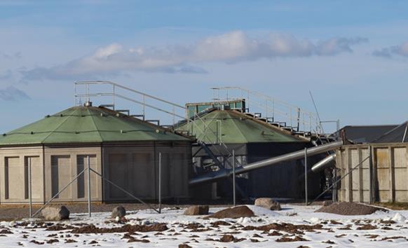 Mål 260 m 3 rötkammare Demonstrera ett fungerande system för uppgradering av biogas till två gaskvalitéer vid Sötåsens