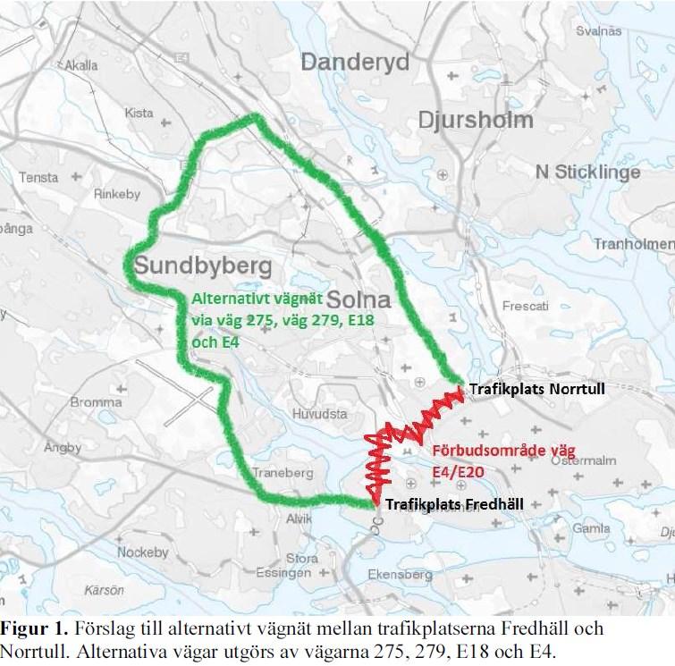 Sida 3 (5) Föreslagen lokal trafikföreskrift Den föreslagna lokala trafik föreskriftens syfte är att hindra transporter med farligt gods i Hagastadens tunnlar, och där med minska risken för olyckor