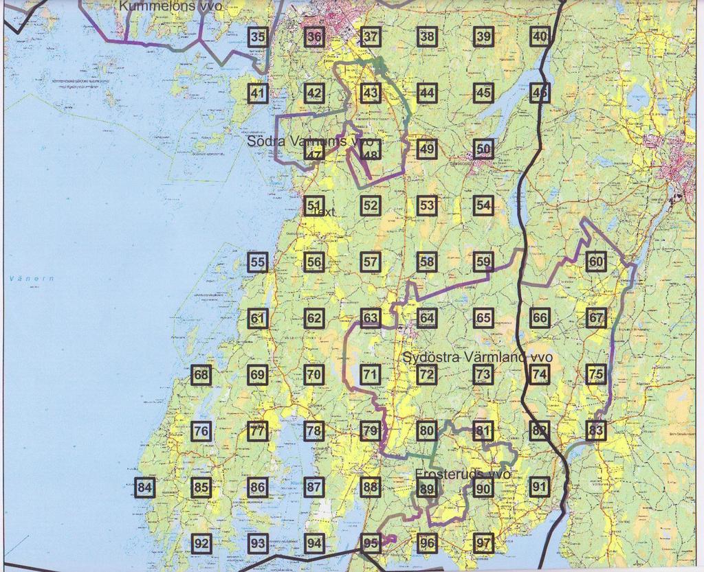 1-37 S 5-38 S 11-39 10 40 Siffra till vänster om Ruta anger täthet Per 1 000 ha.