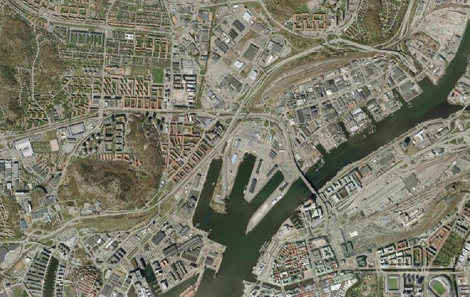 Detaljplan för Frihamnen etapp II Detaljplan Dnr: SBK1327 SDN: Lundby Centrala staden. Älvstaden. ÖP anger bebyggelseområde med grönoch rekreationsytor. Området utgörs idag av mestadels gatumark.