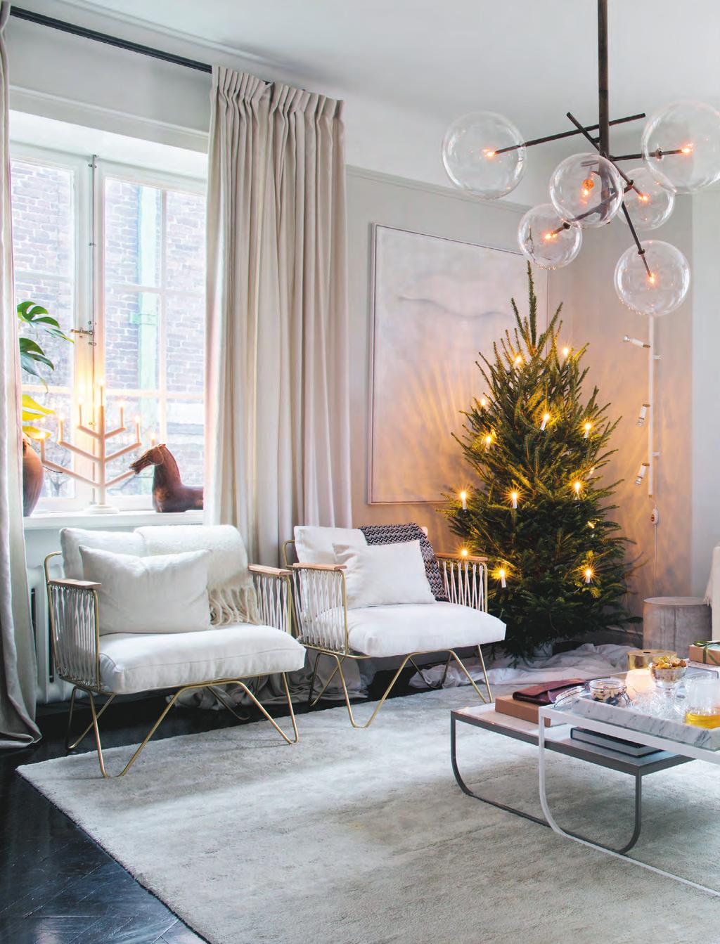 06 SvD Magasinet lördag 8 december 2018 HEMMA HOS Textil trivsel Text JESPER TILLBERG Foto JOHAN SELLÉN