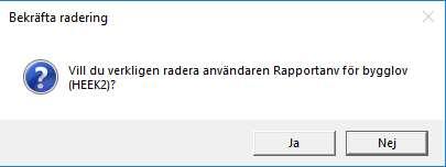 Högerklicka och välj Radera användare. Svara Ja på bekräftelsen om att handläggaren ska raderas. Raderas en handläggare av misstag går det inte att ångra utan då måste handläggaren skapas om på nytt.