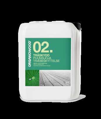 OrganoWood har tagit fram tre produkter som tillsammans skapar ett komplett träskyddssystem.