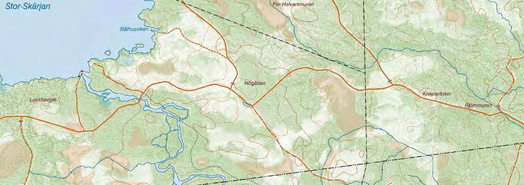 Skärjåns naturreservat Karta tillhörande Gävleborgs läns författningssamling 2015-12-16 Dnr 511-6028-12 80-243 Bilaga 1 Karta tillhörande Gävleborgs läns författningssamling Gränsen är inmätt i fält