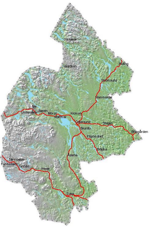 2. Läget i länet 2.1 Regionala förutsättningar 2.1.1 Geologiska och hydrologiska förhållanden Jämtlands län har en mycket varierande geologi.