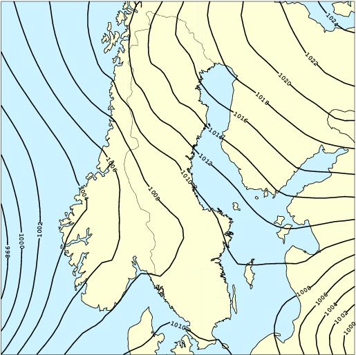 Metodik Intermittent data assimilering (06 UTC ± 1-3 h)