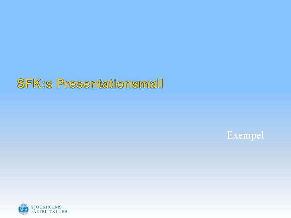 Presentationsmall Grafisk Profil