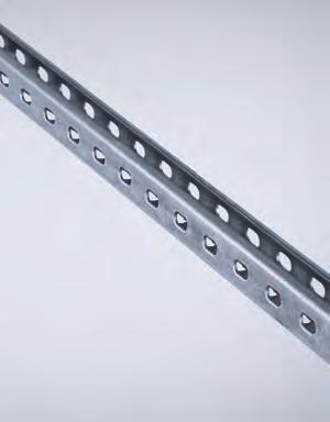 Support bracket, DRS Material: Mounting brackets to install earthing strips and rails. Zinc plated steel. 20 pieces.