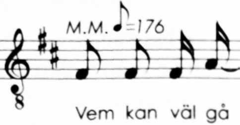 SMB 205 4»Solen är rundare än ett hjul. I himlen där hålles den fagraste jul. Änglame äro vitare än svanan. Åskan dundrar högare än tranan.» 5»Vad uppfyller den djupaste dal?