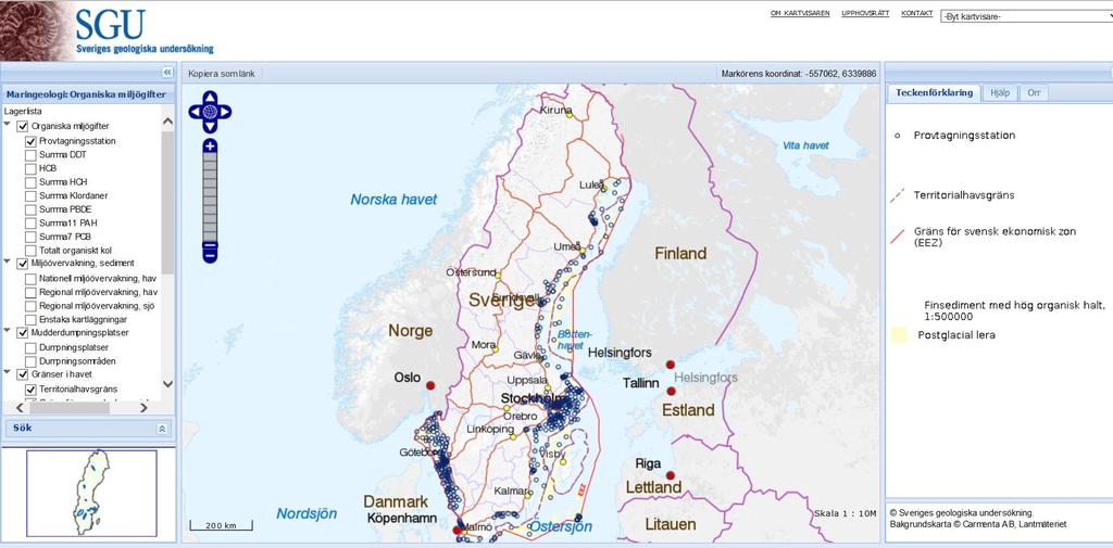 SGUs Datavärdskap Miljögifter - bättre