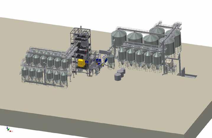 Planera din foderberedning Vi hjälper dig med projekteringen Pelleting tower Small component dosing Paddle Mixer Liquid Addition Ready Feed Silos Disc Mills SK10 Cleaning Intake SKIOLD A/S CVR: DK 57