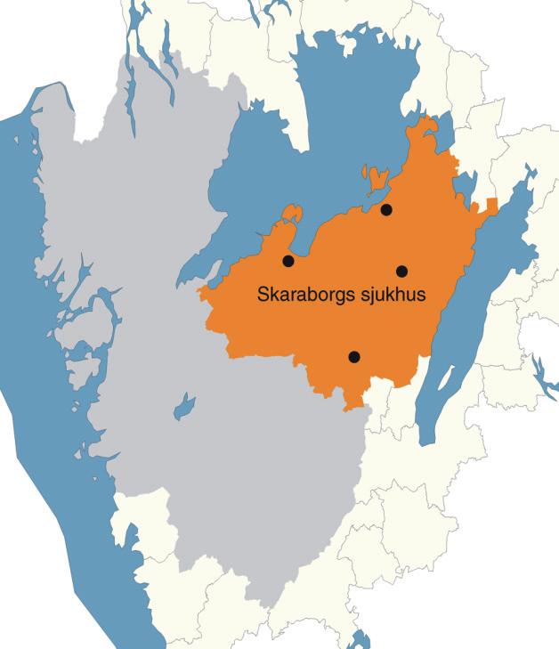 173 Skaraborgs sjukhus SkaS Uppdraget för sjukhuset är att tillgodose behovet av specialiserad vård för invånarna i regionen.