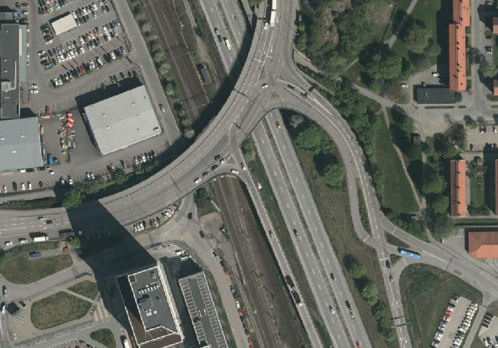 Sankt Sigfridsgatan från väg 40 Korsning 2 Sankt Sigfridsgatan från Mölndalsvägen Korsning 1 Mejerigatan Korsning 3 E6-ramp Figur 3.