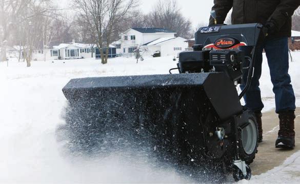 Power Brush Ariens bortsmaskiner levererar samma höga effektivitet, långa livslängd