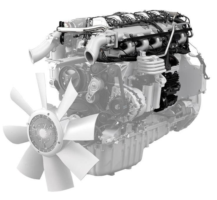 Euro 6 program från 5-cylinder till V8 Andra generationen med lägre