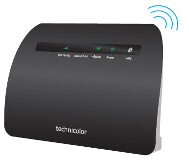 7 Nya Technicolor TG234 En Wifi brygga som kan användas till två saker. Den kan användas för att förbättra tillgängligheten av WiFi i ditt hem och eliminerar döda WiFizoner i hemmet.