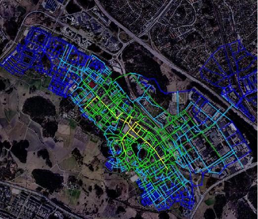 Sida 35 (46) Stadsstruktur och stadsbild 2004 undersökte Spacescape effekterna av den nya strukturplanen för Kista för stadsdelarna Kista Husby Akalla som helhet och för Kista mer specifikt.