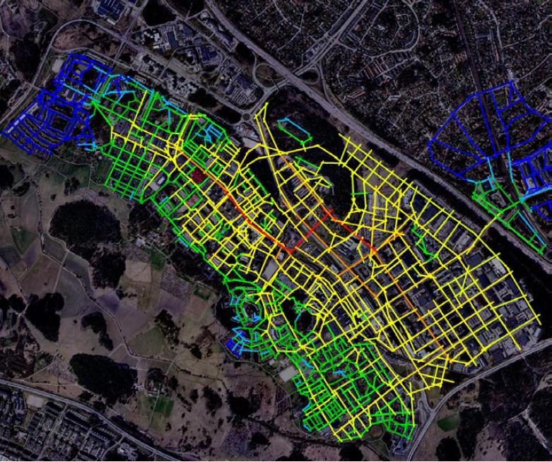 Sida 36 (46) gator i verksamhetsområdet, Kista Alléväg, Borgarfjordsgatan, Hanstavägen, Skagafjordsgatan och Isarfjordsgatan, måste följas upp i den fortsatta planeringen när det gäller innehåll och