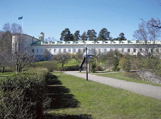 Marieberg användes under kriget som mobiliseringscentral Frösunda kanslihuset, idag Stockholm Internationell Peace Research Institute (SIPRI).