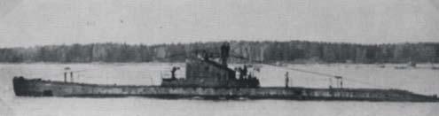 Bild 6. En Sjtja-ubåt, Serie 5. Så här borde Sjtj 307 se ut. Sjtja-klassen var den första sovjetiskkonstruerade ubåtstyp som var operativt användbar, efter ett par misslyckade försök.