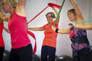GRUPPTRÄNING Gruppträning är en stor verksamhet inom Svensk Gymnastik. Många föreningar, över 500 stycken, erbjuder olika gruppträningsformer för unga vuxna, vuxna och seniorer.