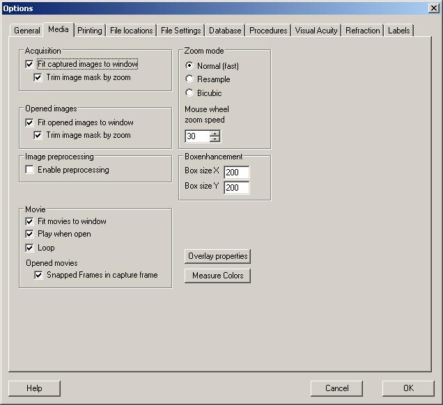För att öppna era bilder som anpassade för full synlighet som standard måste ni ställa in vissa mediaalternativ. Select File (Välj fil) Options (Alternativ) Media och fylla i detta enligt Fig.10 Fig.