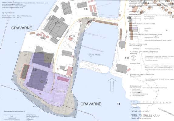 Området där Gravarne 3:41 och 3:1 ingår är detaljplanelagt (detaljplan för del av Guleskär 1427-P20) och ligger på Guleskär i Kungshamn.