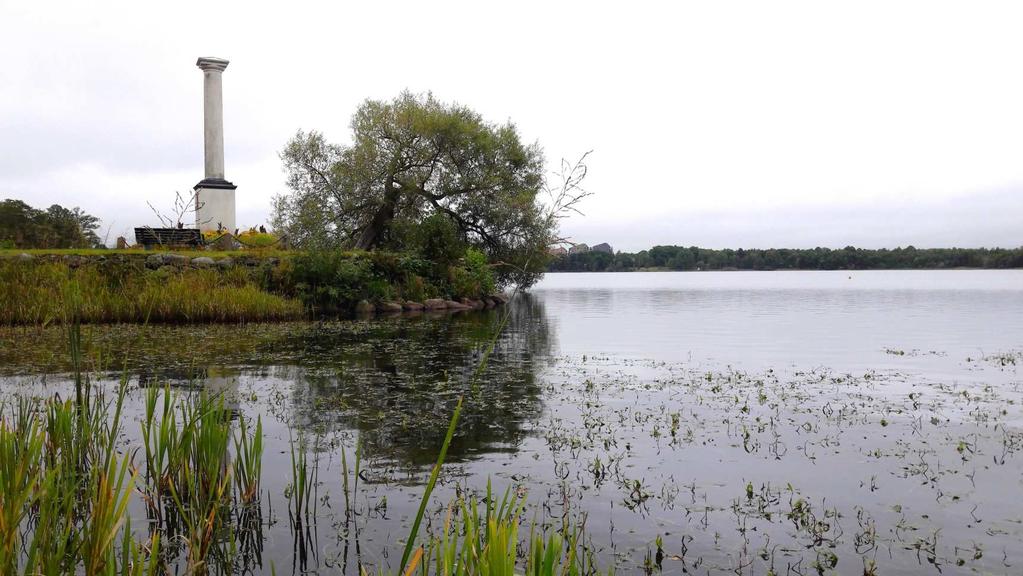 Fältsäsongen år 2017 Foto 1. Växjösjön vid Kampa pelare inventeringsdagen den 6 september 2017.