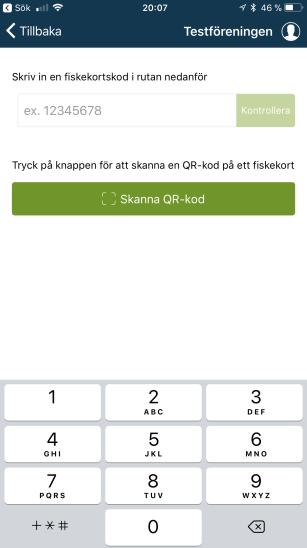 För personer som loggar in i ifiskes app, och har sitt