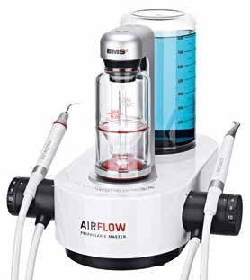 AIRFLOW PULVER PLUS För sub- och supragingival avlägsning av biofilm. Väldigt snabb och effektiv behandling med hög patientkomfort. Rek. inställning: 100% vatten och 30% pulver. REF: DV-082/A.