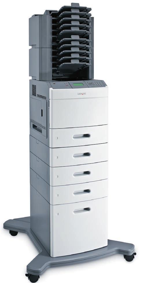 Lexmark T650-serien Smarta funktioner för arbetsgruppen Personligt fack