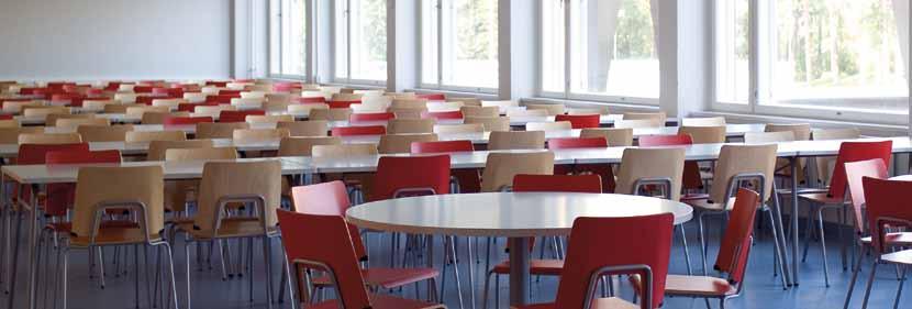 CAFETERIA GRIP MATSAL GRIP At the Luolavuori school in Turku, Grip chairs are used in the lunchroom.