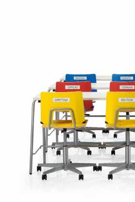 TO ALL USERS FÖR ALLA ANVÄNDARE A DESIGNER OF SCHOOL FURNITURE HAS MANY CUSTOMERS, AND WE ARE NOT JUST TALKING ABOUT THE STUDENTS SIT- TING AT THEIR DESKS.