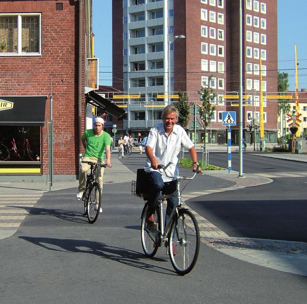 Cykeln är tillräckligt snabb för att bli ett reellt alternativ till bilen vid många resor.